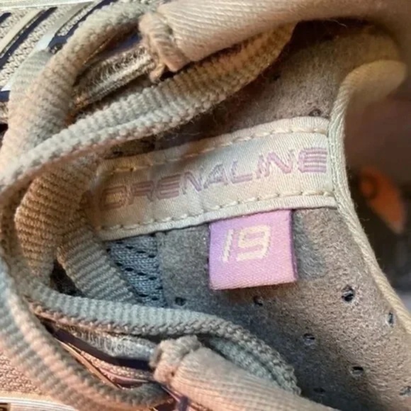 Brooks Adrenaline 19 Cushioned Running Shoes Gray Purple Women's Size 9.5 - Picture 8 of 12